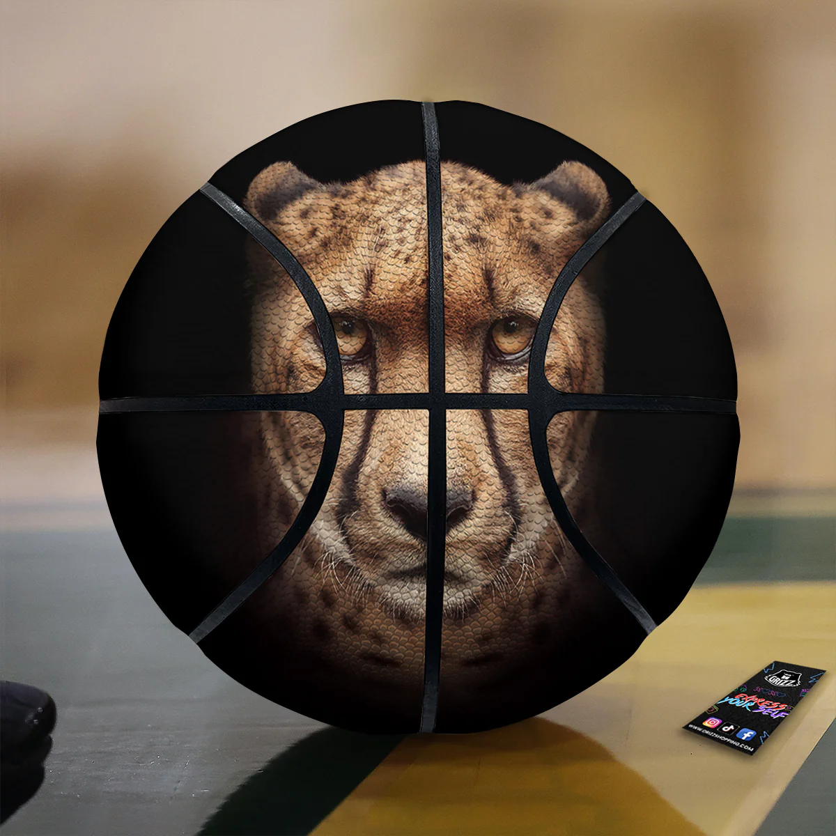 Cheetah Print Basketball