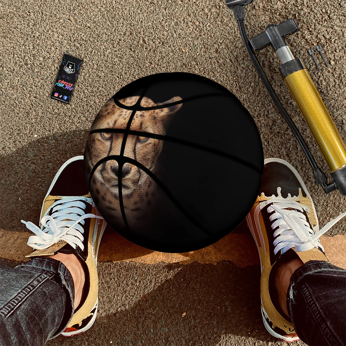 Cheetah Print Basketball - Image 3