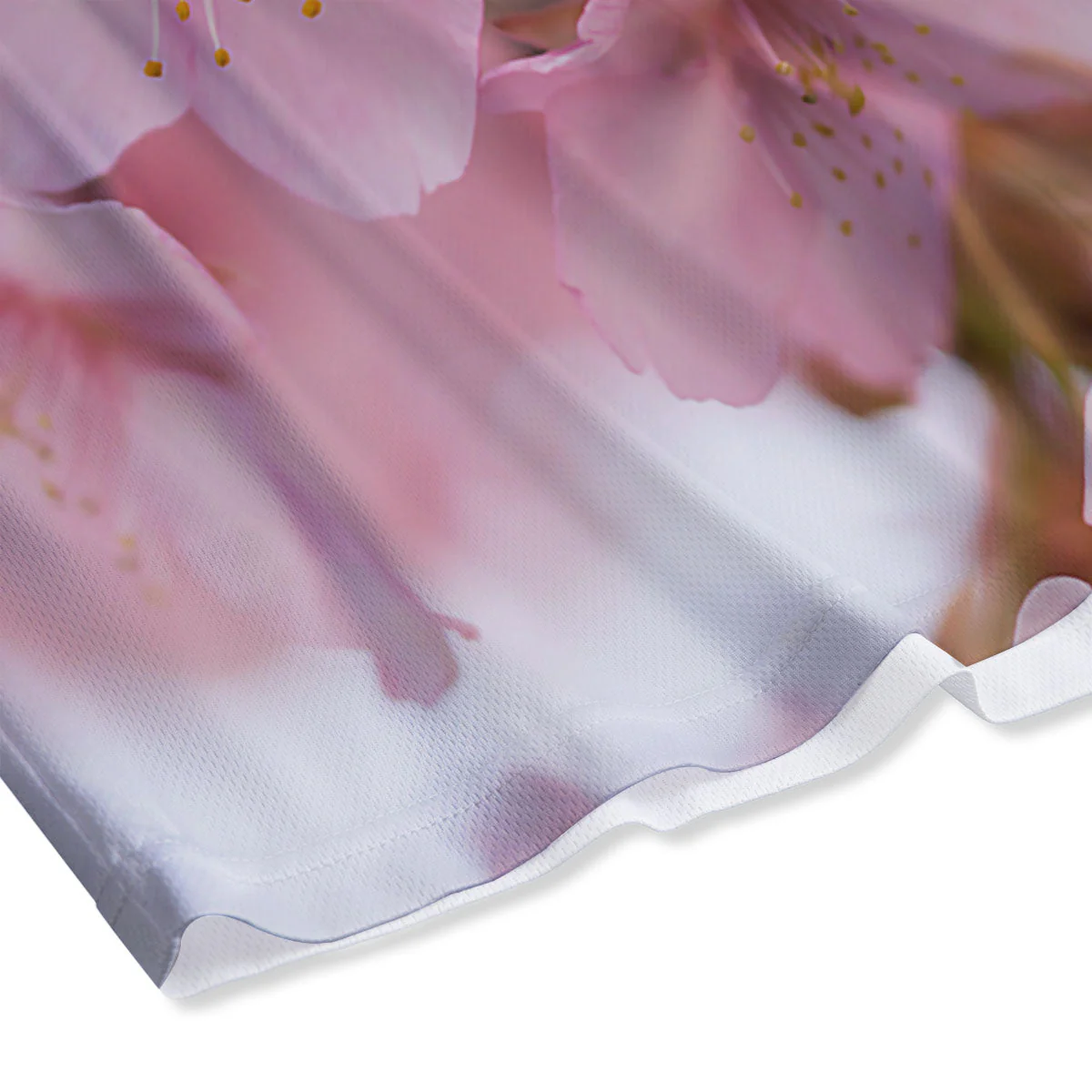 Cherry Blossom Pink Print Mesh Shorts - Image 4
