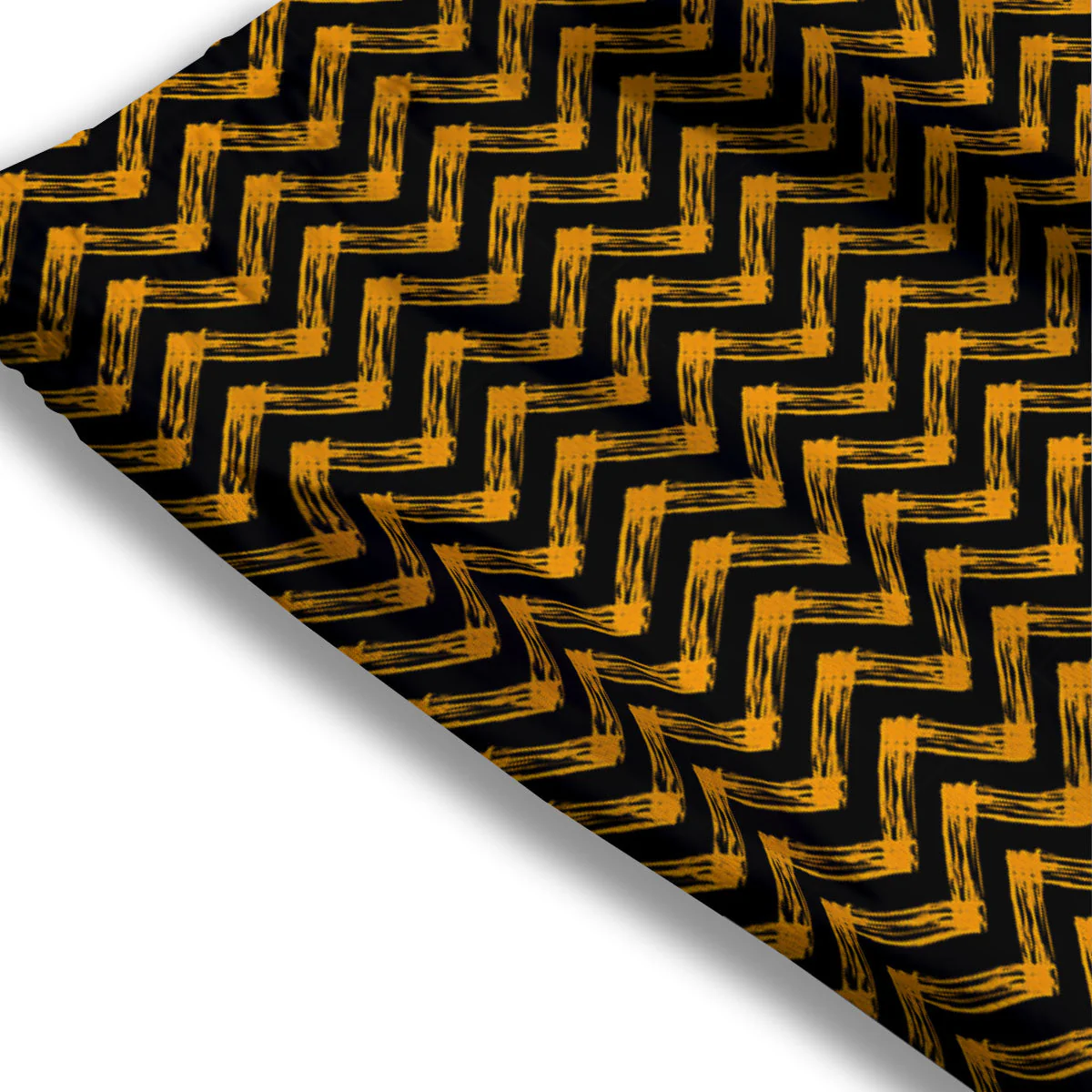 Chevron Halloween Print Pattern Mesh Shorts - Image 3