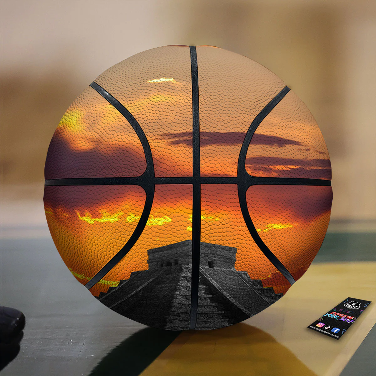 Civilization Mayan Print Basketball