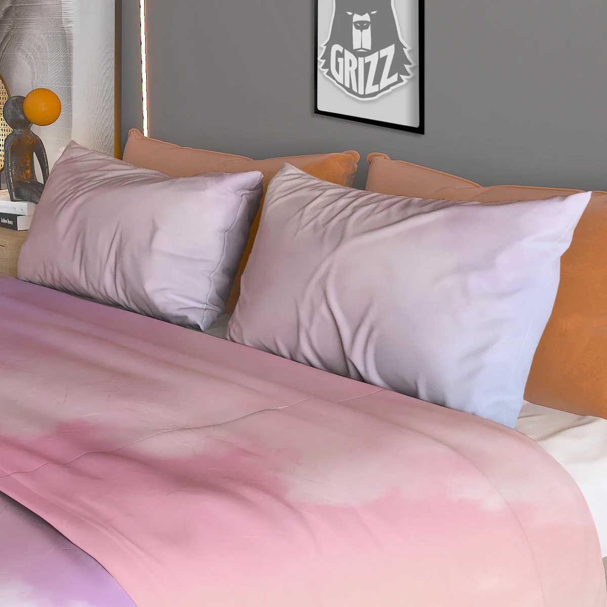 Cloud Coloful Print Duvet Cover Bedding Set - Image 3