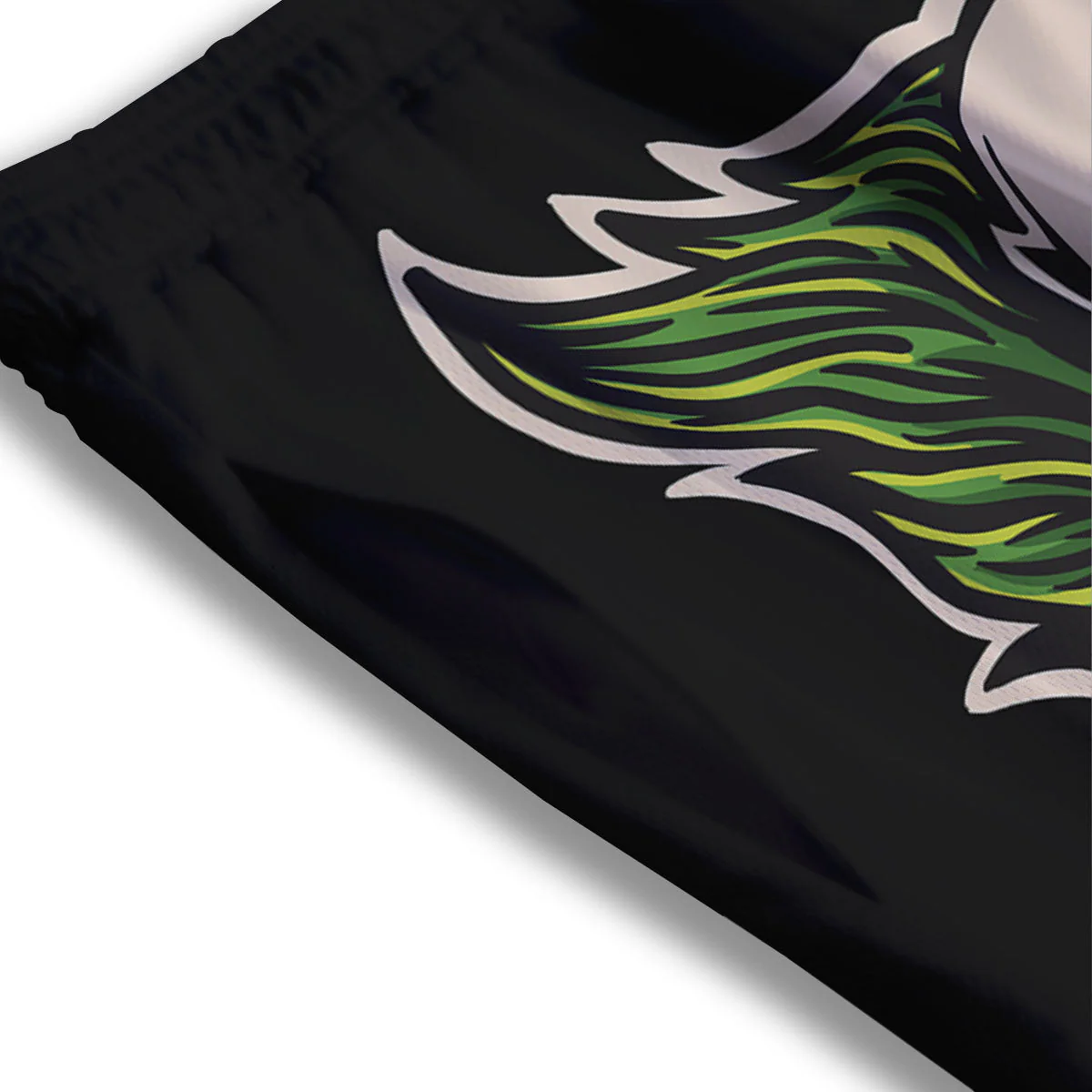 Clown Scary Cartoon Print Mesh Shorts - Image 3