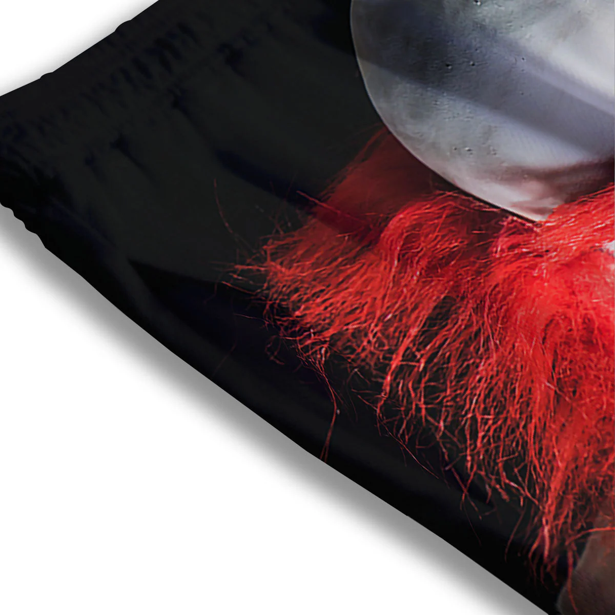 Clown Scary Print Mesh Shorts - Image 3