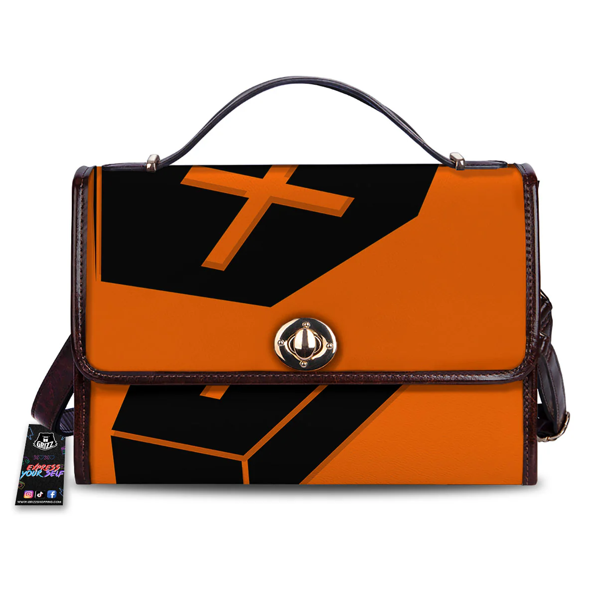 Coffin Halloween Vampire Print Women's Satchel Bag