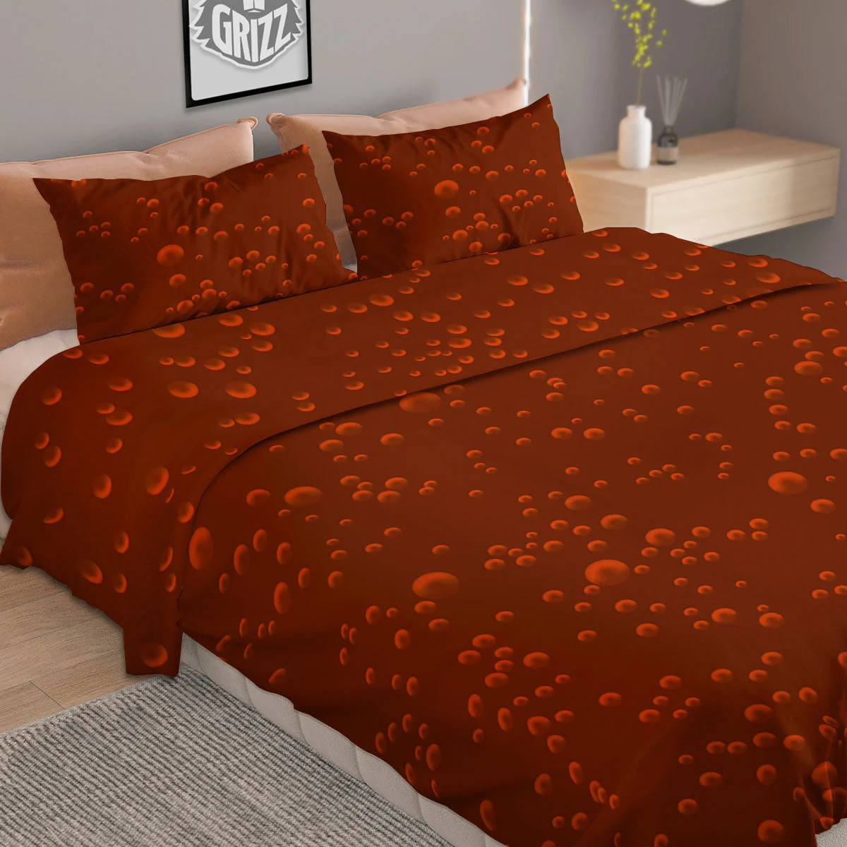 Cola Sparkling Print Duvet Cover Bedding Set - Image 2
