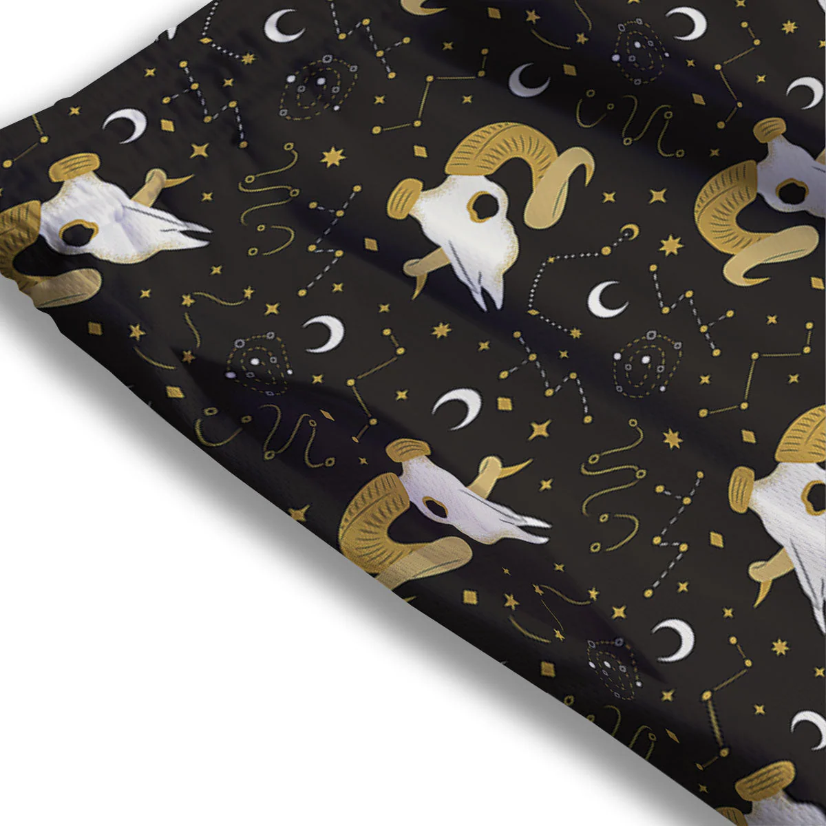 Constellation Aries Print Mesh Shorts - Image 3