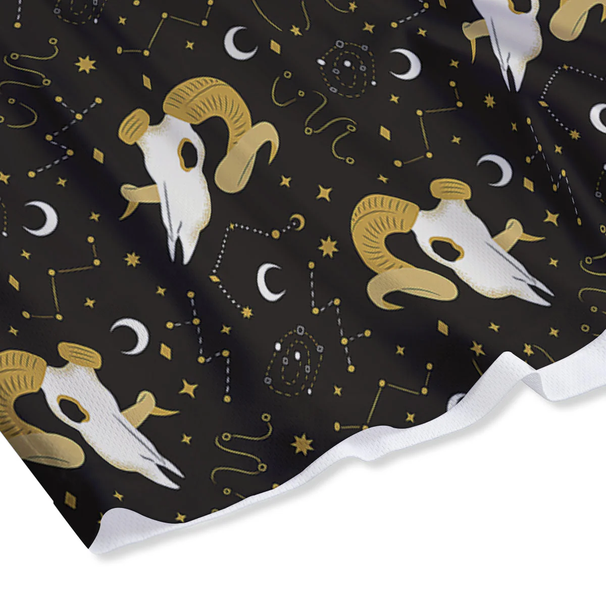 Constellation Aries Print Mesh Shorts - Image 4