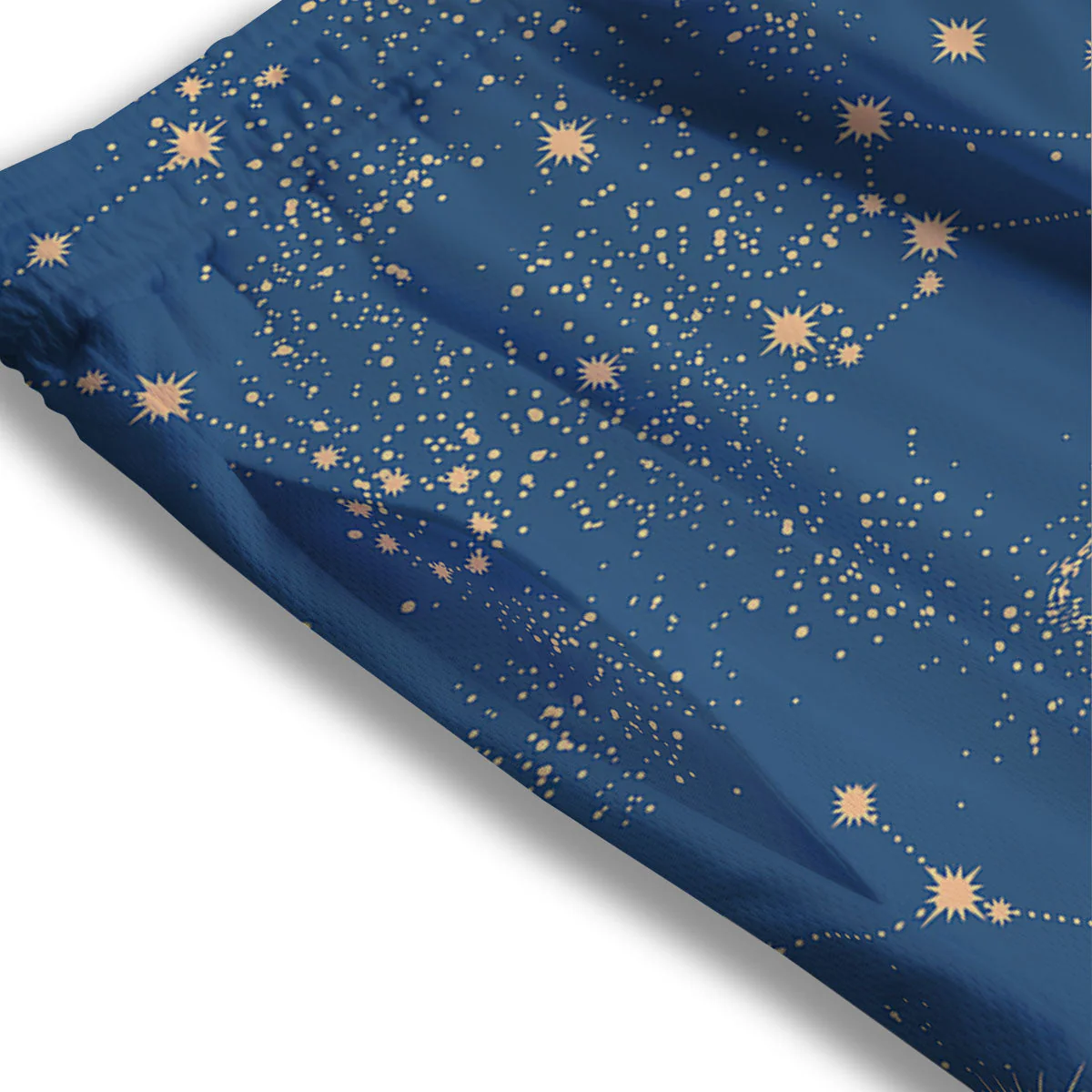 Constellation Cosmic Print Pattern Mesh Shorts - Image 3