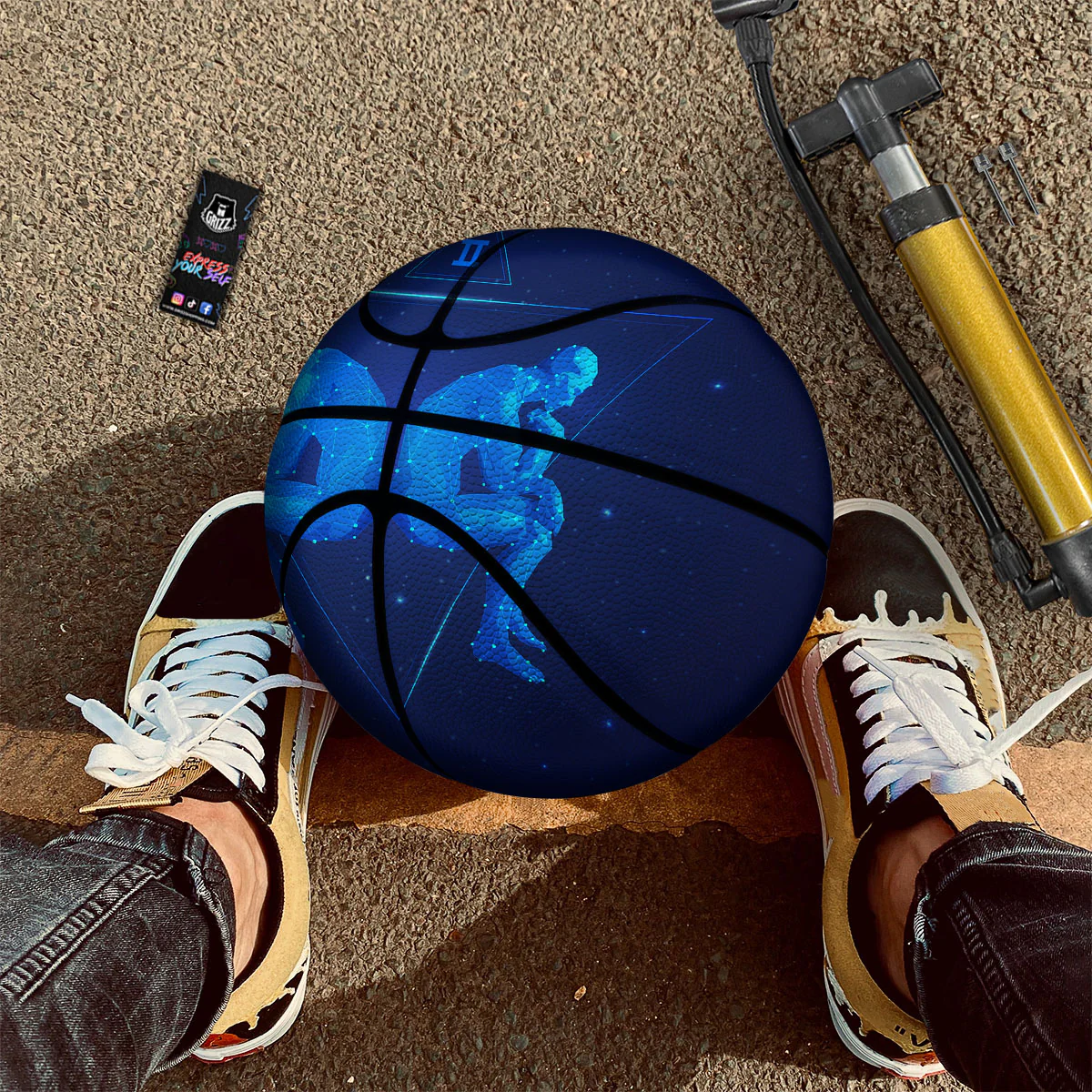 Constellation Gemini Print Basketball - Image 2