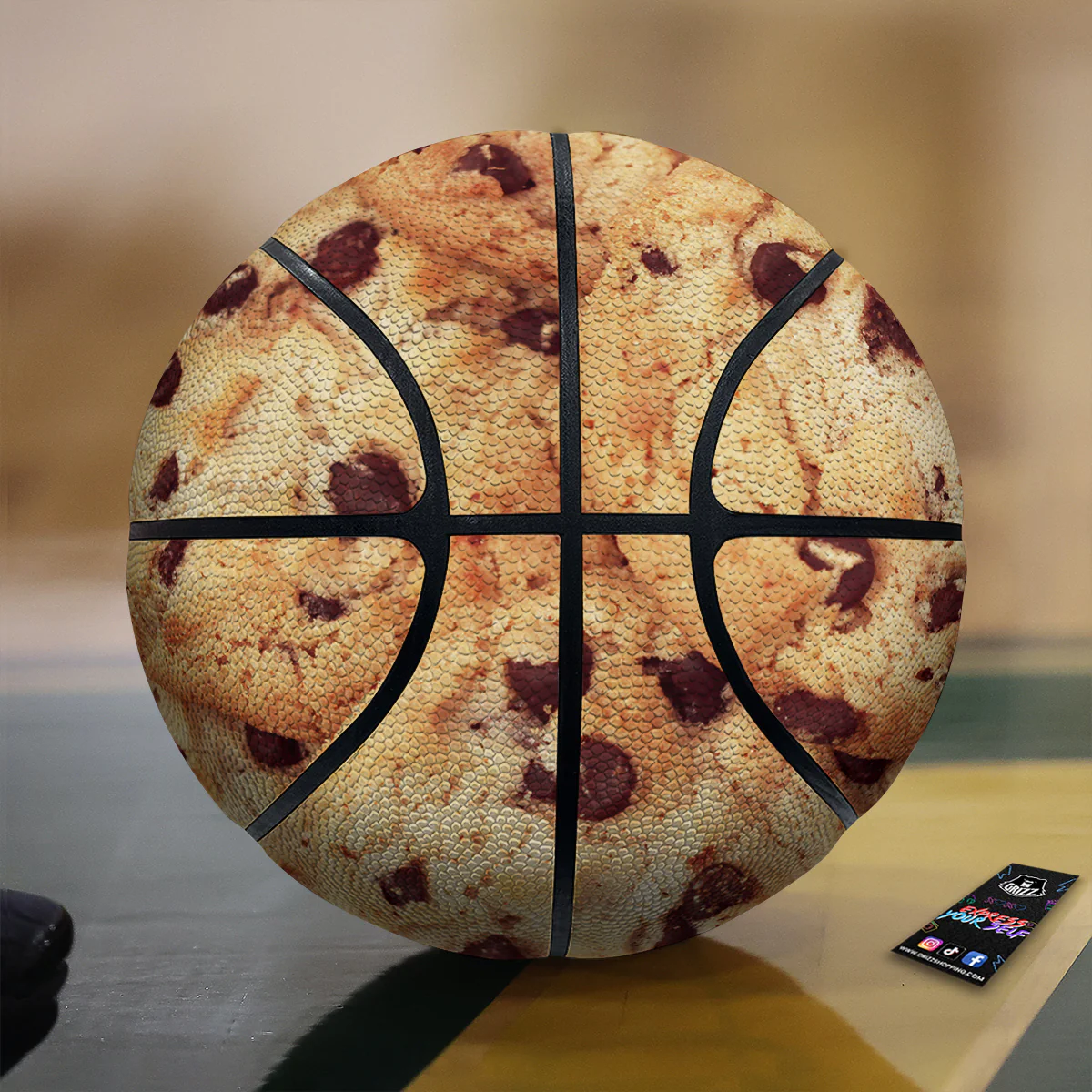 Cookie Chocolate Chip Print Basketball