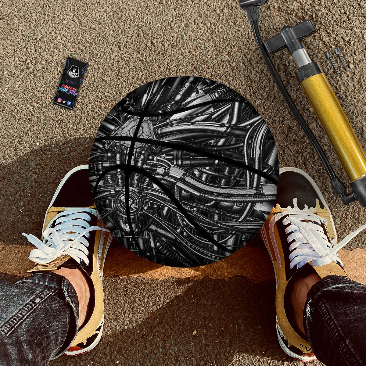 Core Of The Machine Print Basketball - Image 2