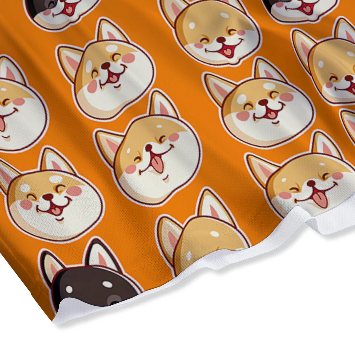 Cute Siberian And Cute Shiba Print Pattern Mesh Shorts - Image 4