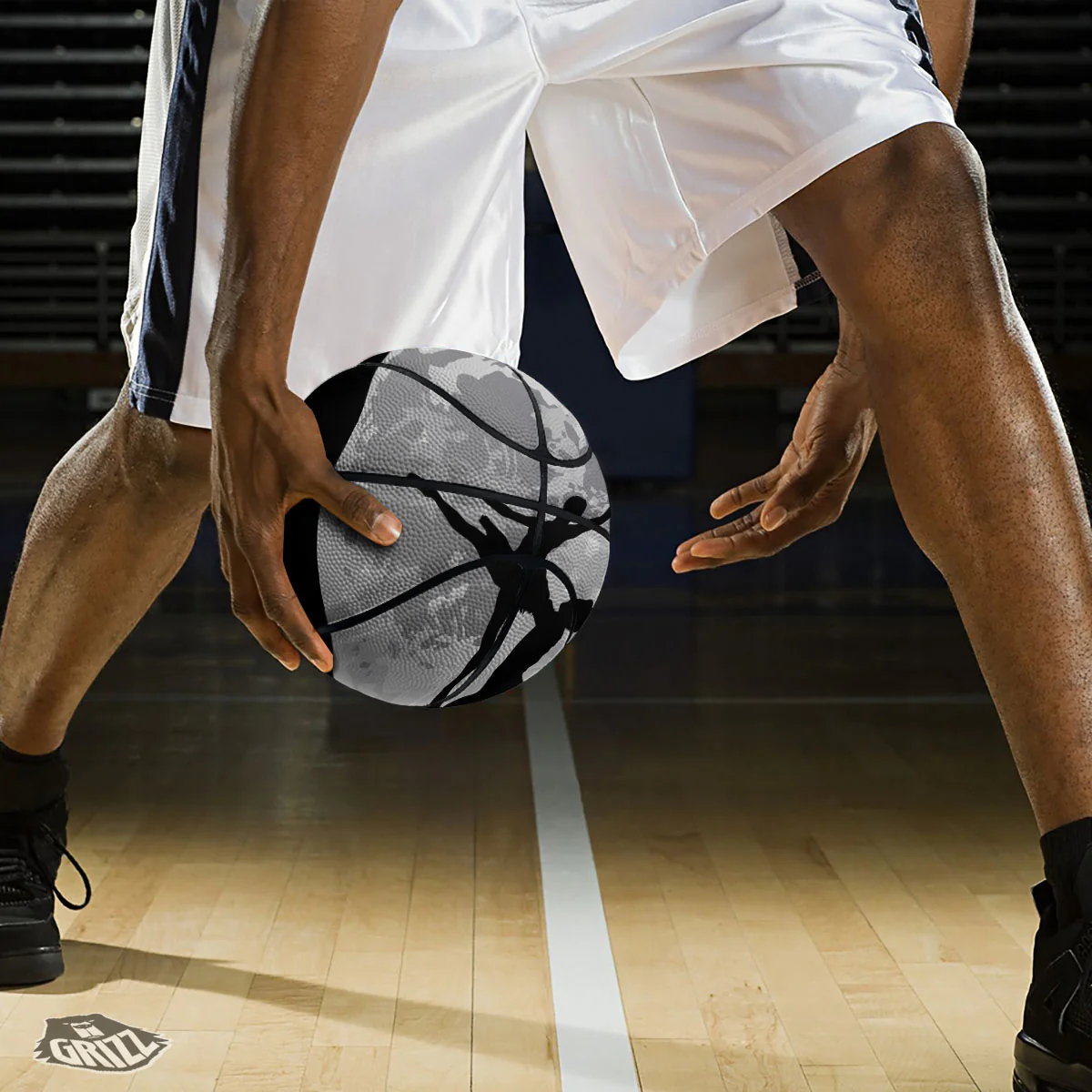Dance Ballet On The Moon Night Print Basketball - Image 3