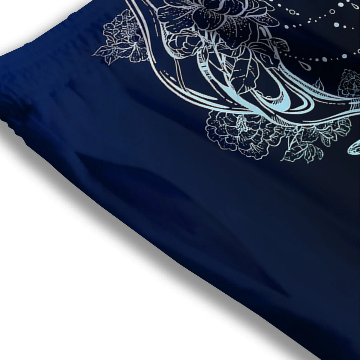 Deer Bohemian Spiritual Print Mesh Shorts - Image 3