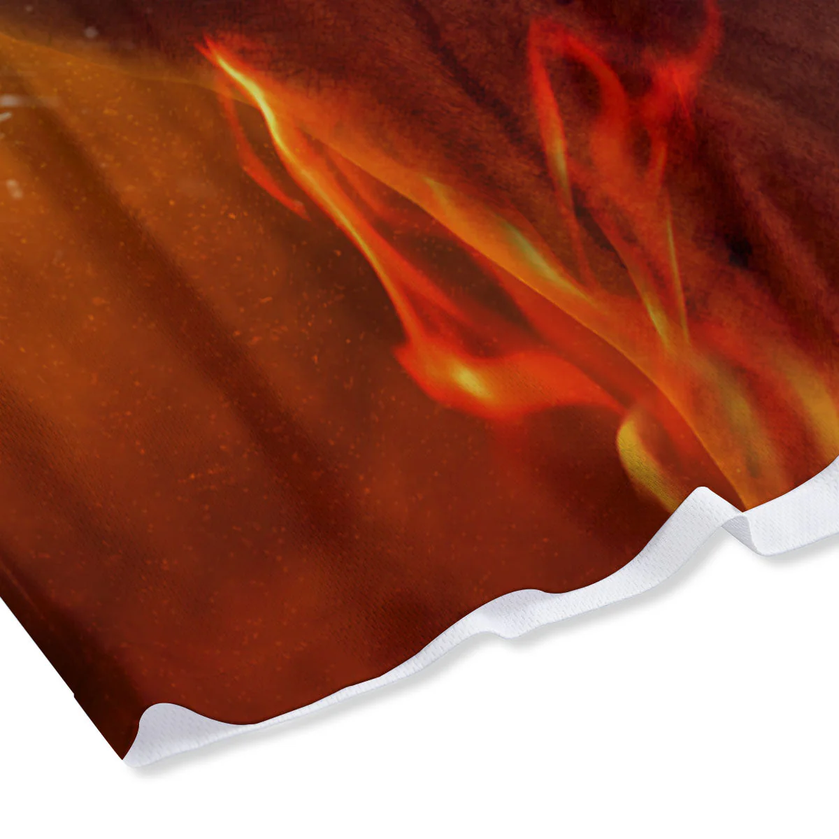 Devil Hand Print Mesh Shorts - Image 4