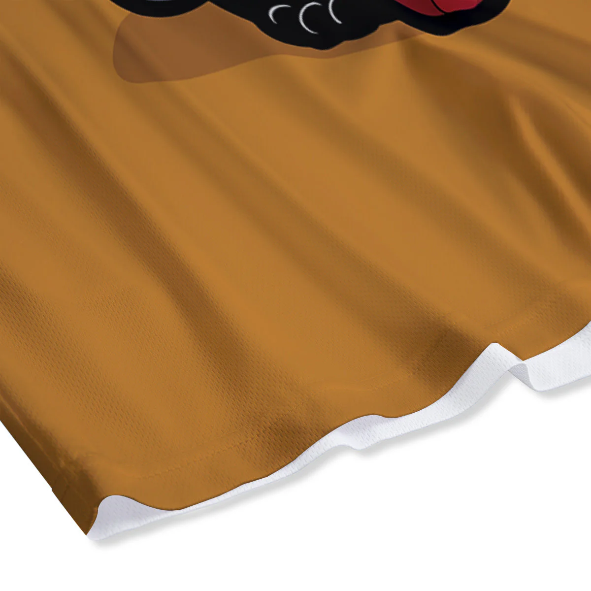 Dracula Cute Cat Print Mesh Shorts - Image 4