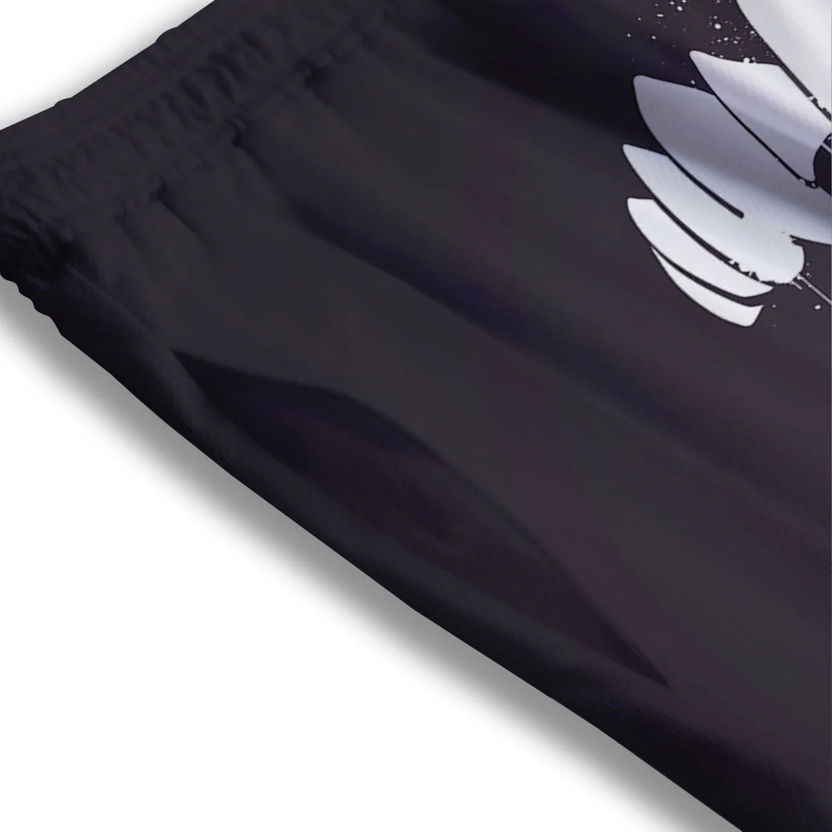 Dracula Fang Print Mesh Shorts - Image 3