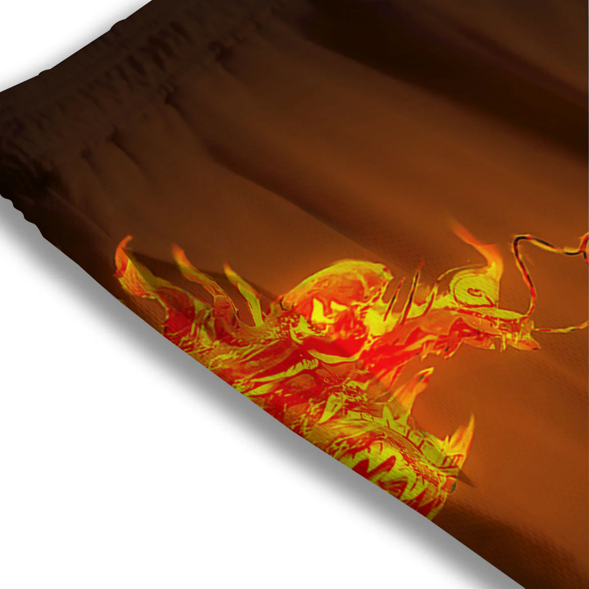 Dragons Ice And Fire Print Mesh Shorts - Image 3