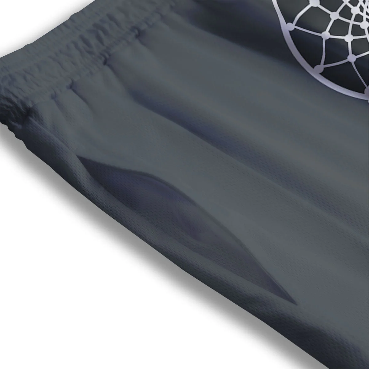 Dream Catcher Native Tribal Print Mesh Shorts - Image 3