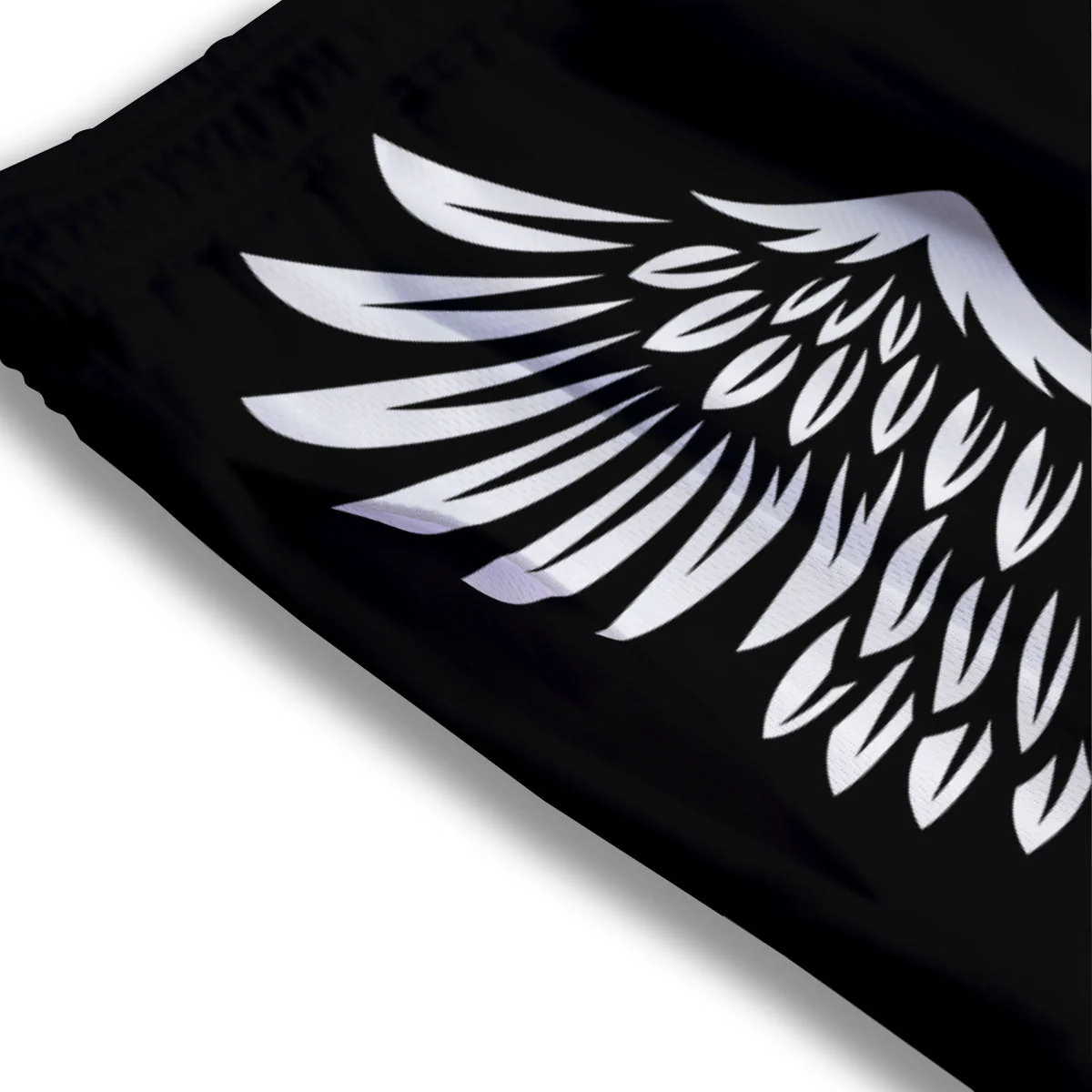 Eagle Monochrome Print Mesh Shorts - Image 3