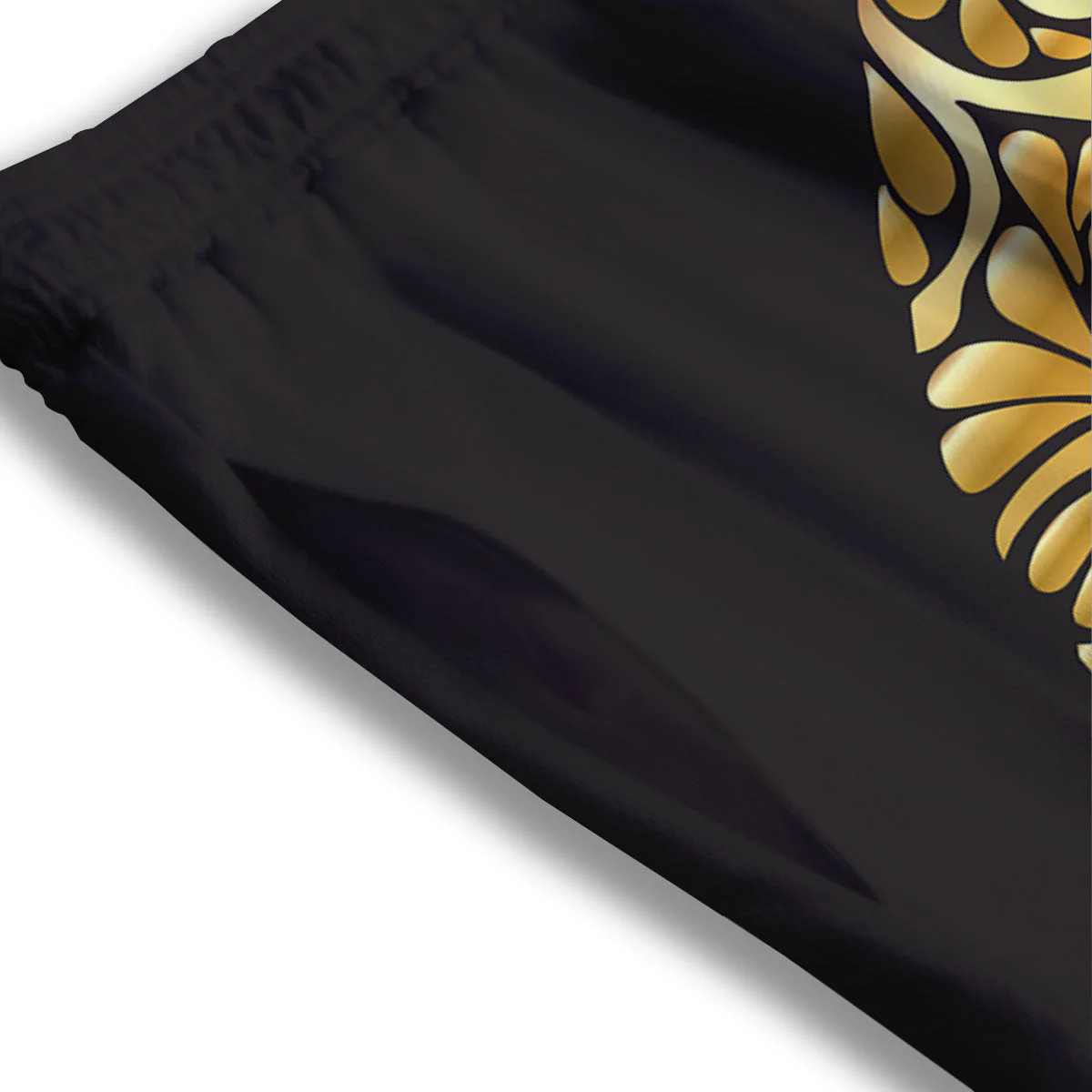 Easter Egg Gold Print Mesh Shorts - Image 3