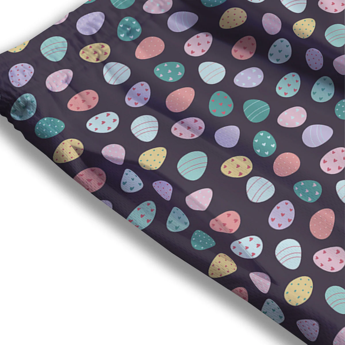 Easter Eggs Cute Print Pattern Mesh Shorts - Image 3