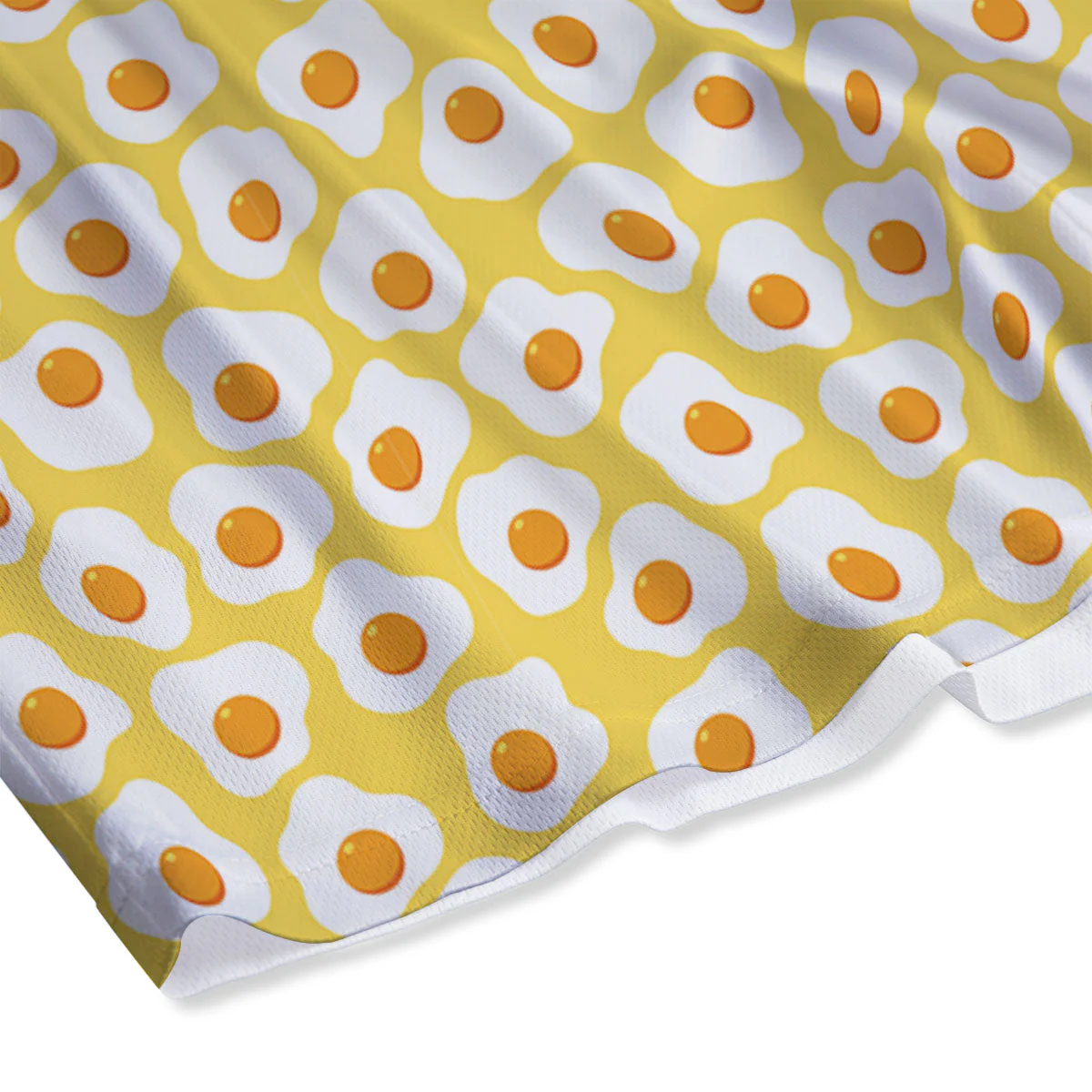 Eggs Print Pattern Mesh Shorts - Image 4