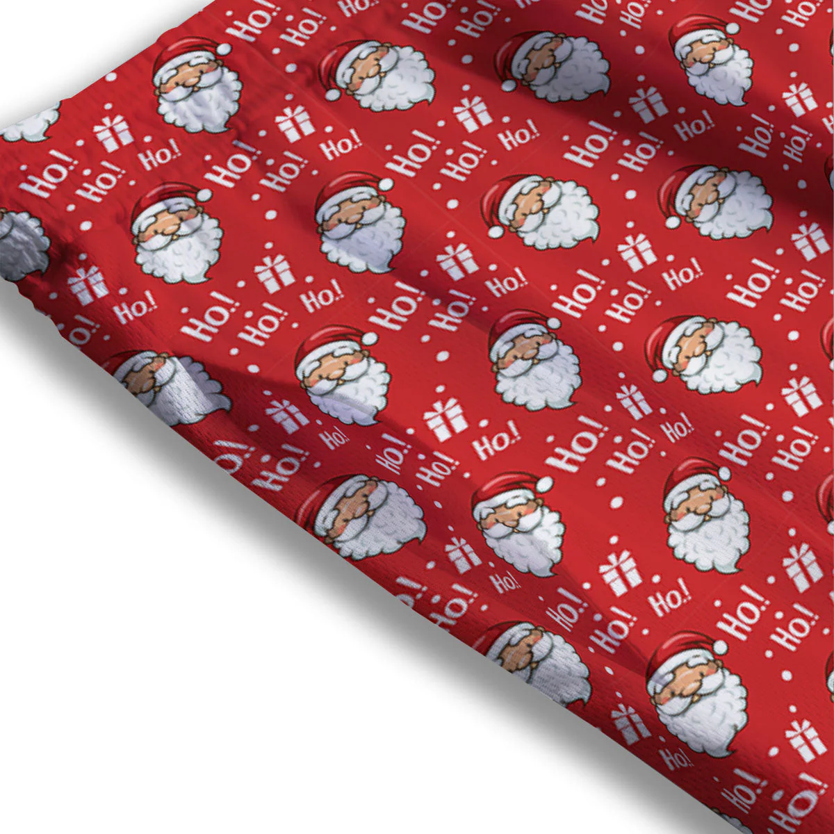Emoji Christmas Print Pattern Mesh Shorts - Image 3