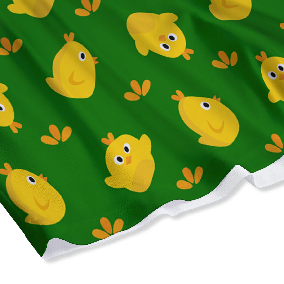 Emoji Cute Chicken Print Pattern Mesh Shorts - Image 4