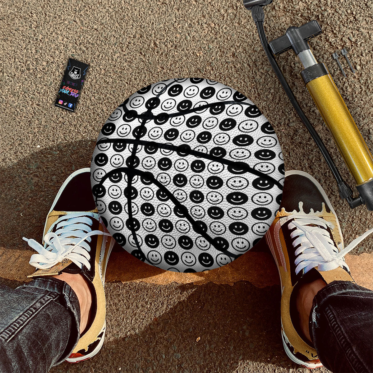 Emoji Funny Print Pattern Basketball - Image 2