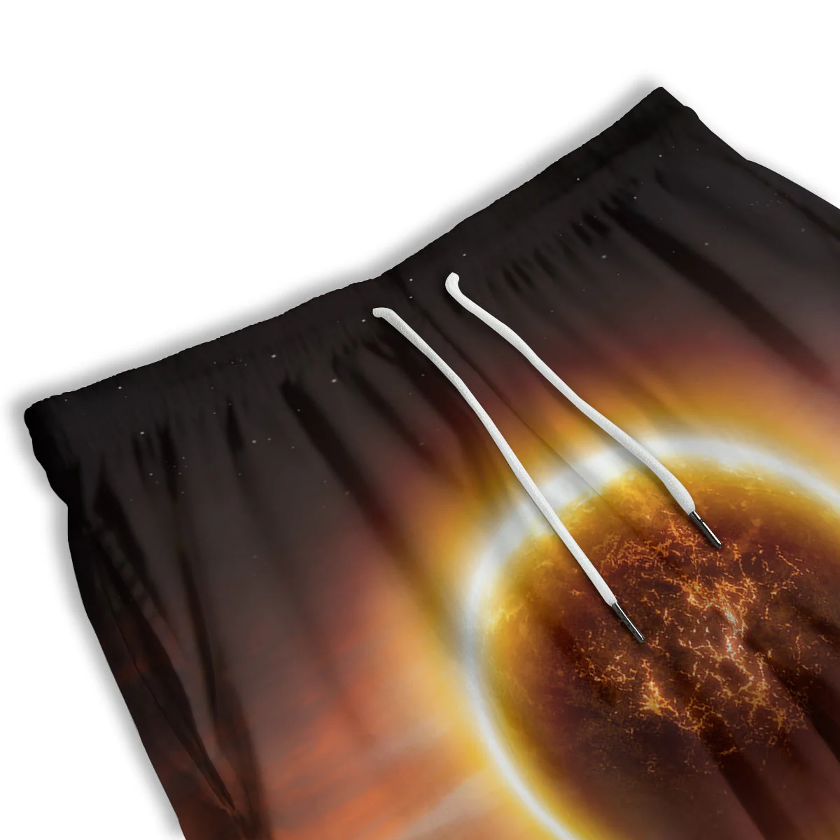 End Of The Planet Apocalyptic Print Men's Athletic Shorts - Image 3