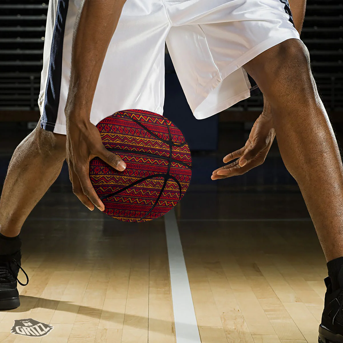 Ethnic African Print Pattern Basketball - Image 3