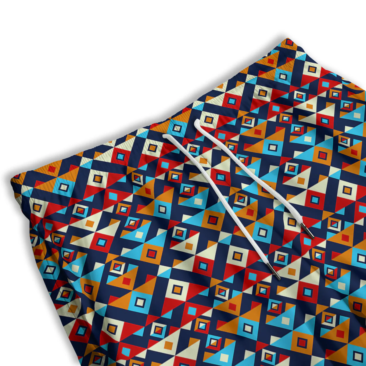 Ethnic Boho Colorful Print Pattern Men's Athletic Shorts - Image 3