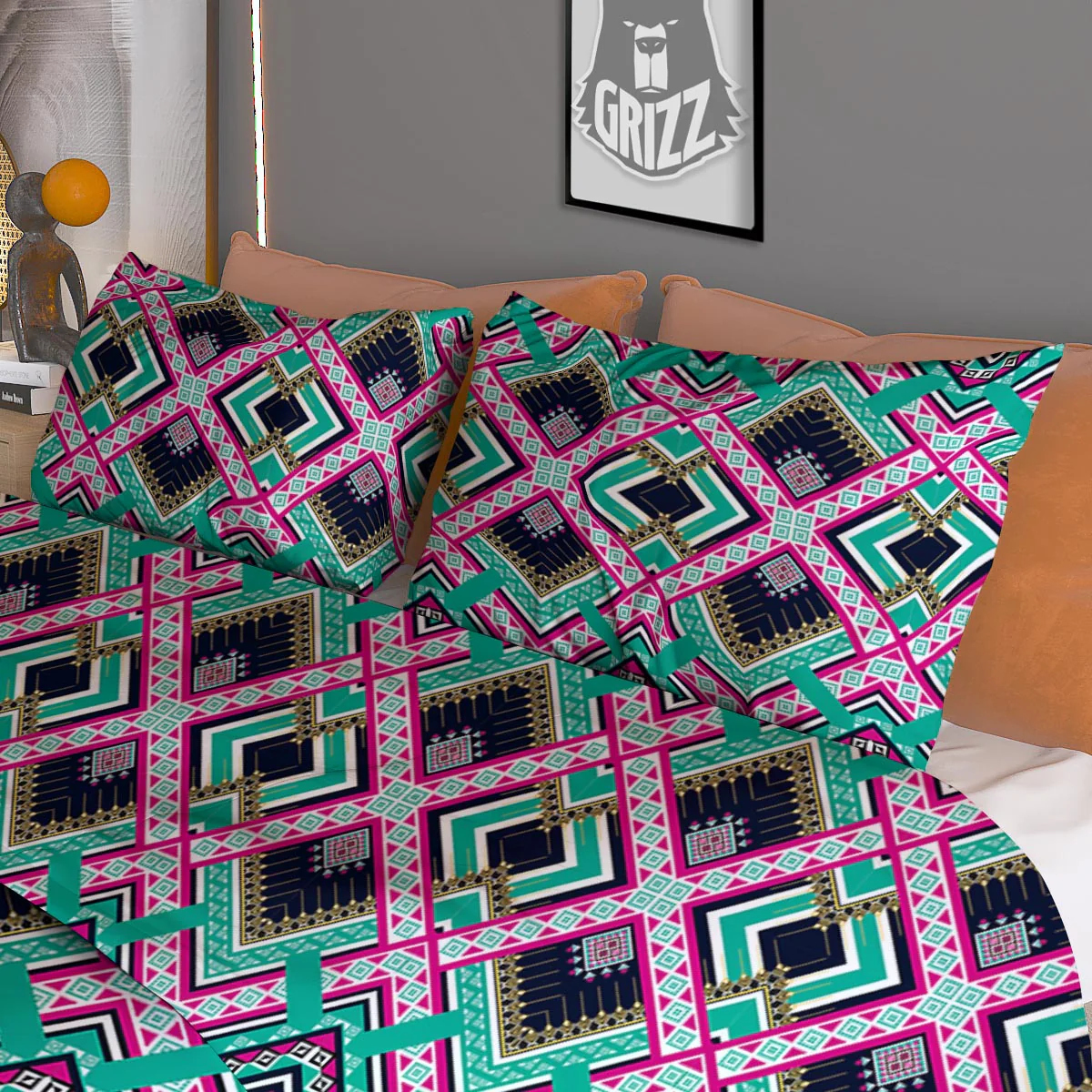 Ethnic Tribal Retro Print Pattern Duvet Cover Bedding Set - Image 3