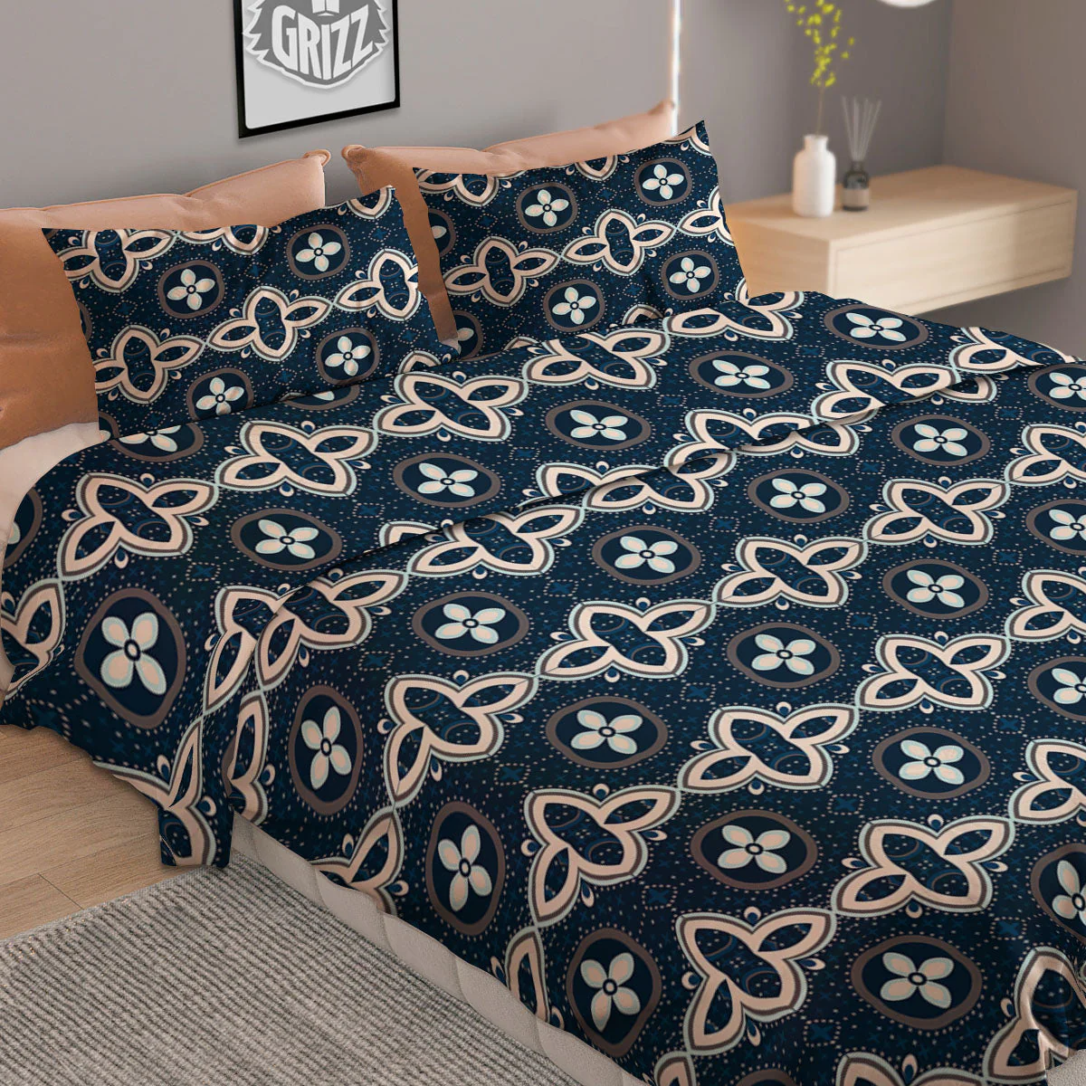 Ethnic Vintage Print Pattern Duvet Cover Bedding Set - Image 2