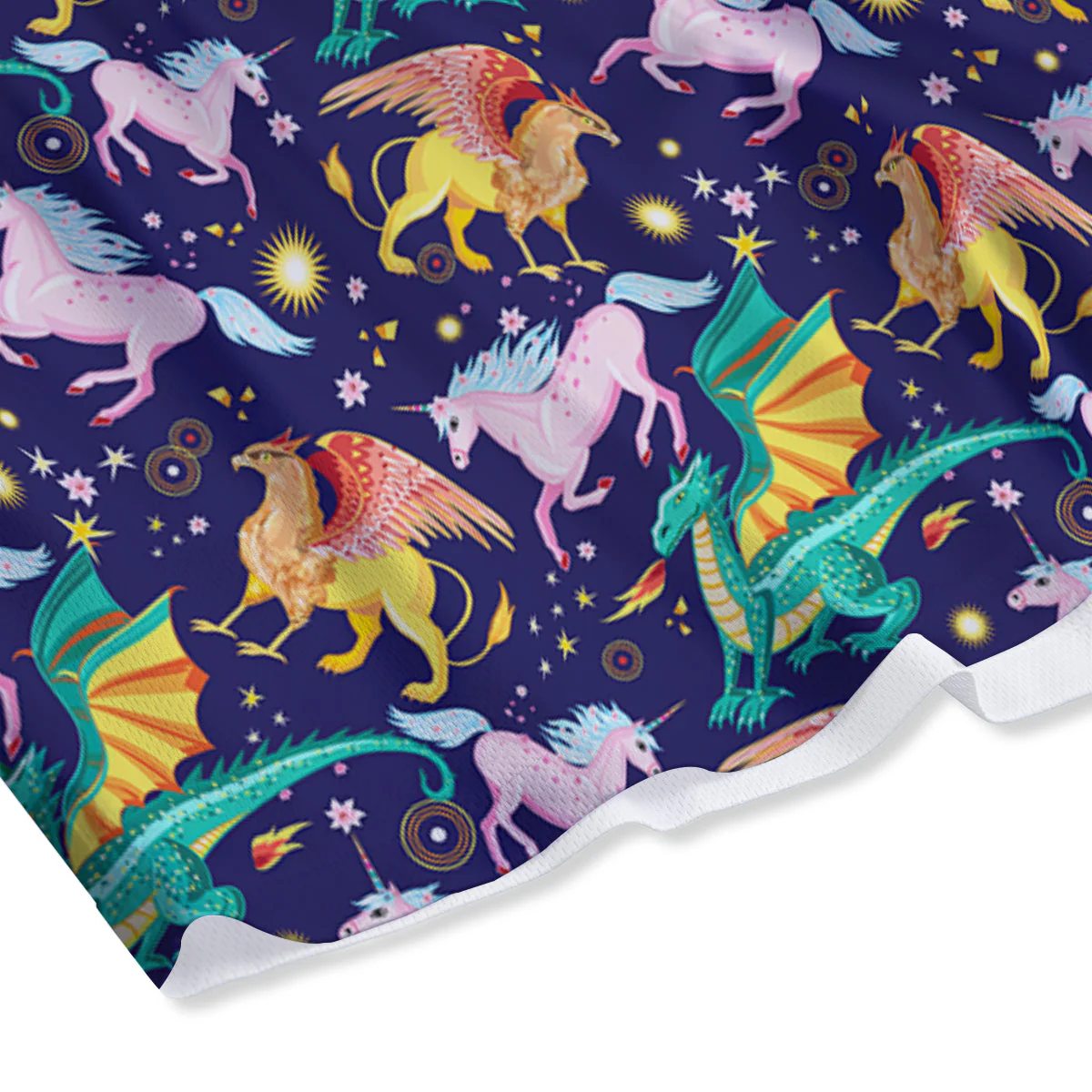 Fantastic Beasts Print Pattern Mesh Shorts - Image 4