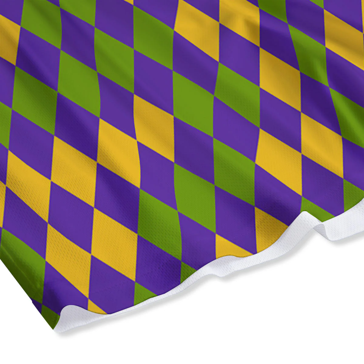 Fat Tuesday Mardi Gras Pattern Mesh Shorts - Image 4