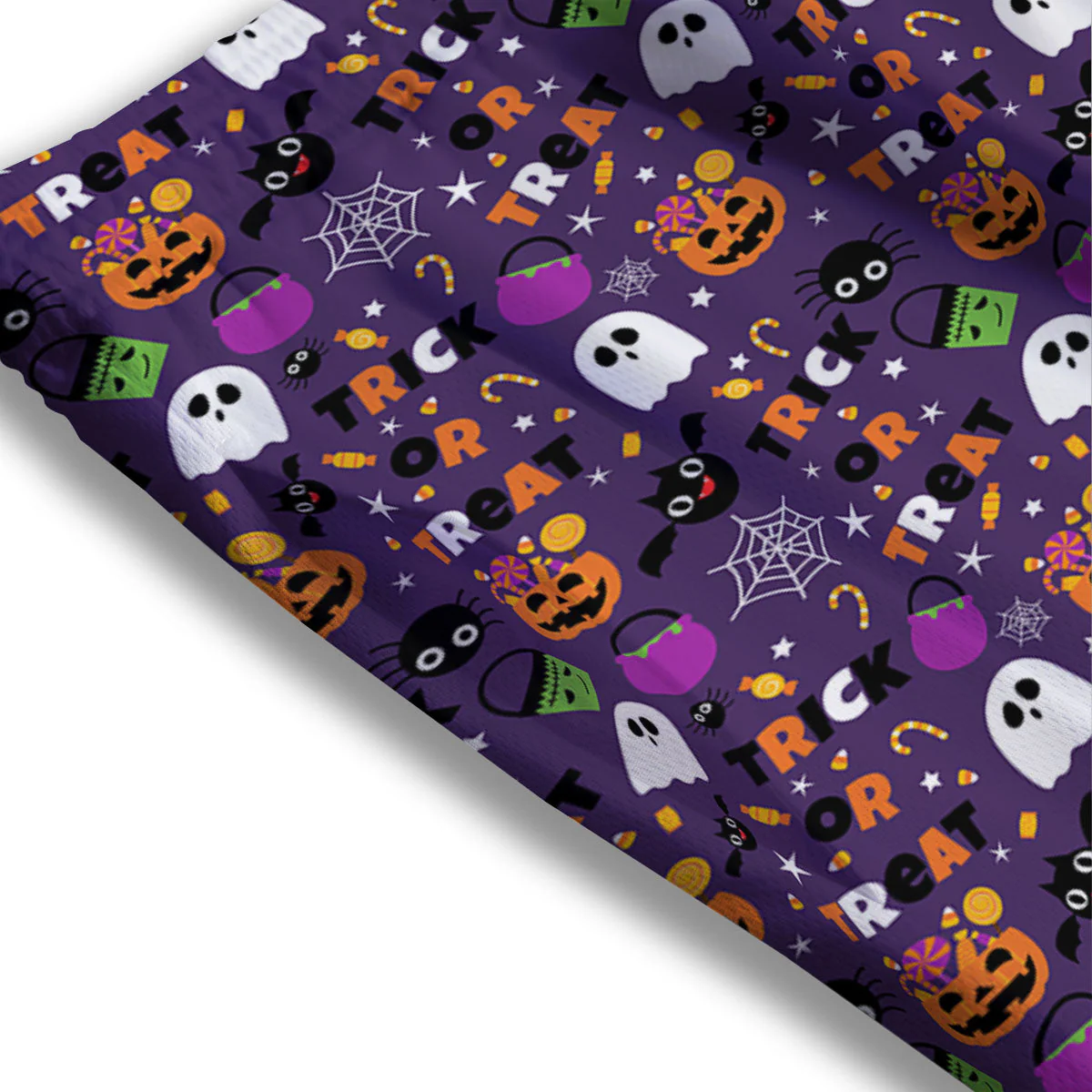 Festival Halloween Print Pattern Mesh Shorts - Image 3