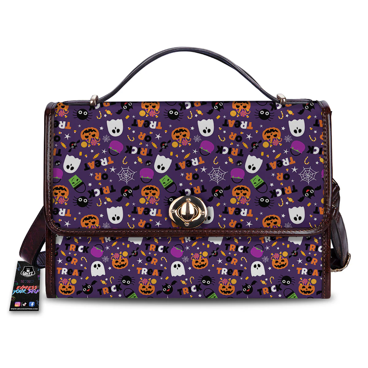 Festival Halloween Print Pattern Women's Satchel Bag