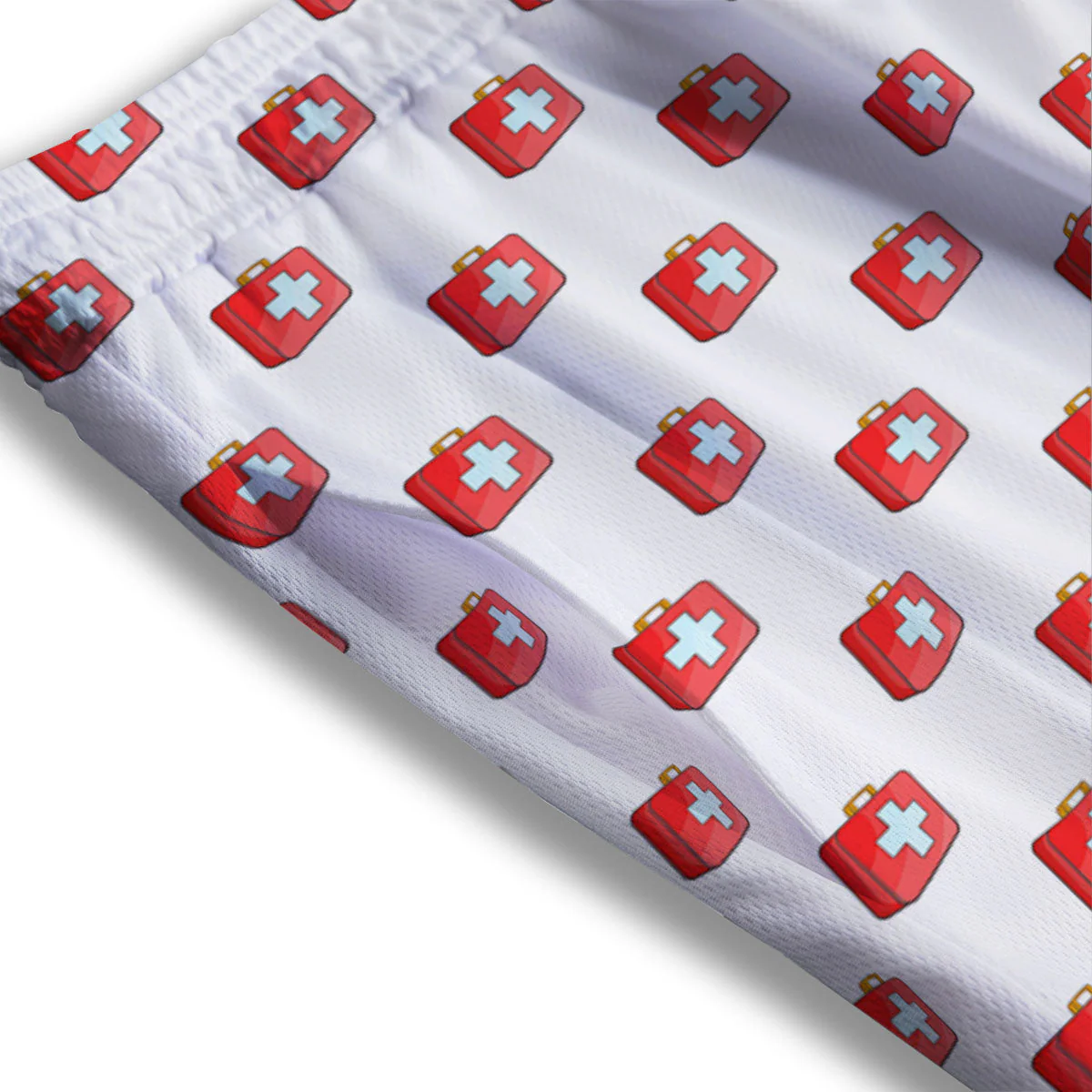 First Kit Aid Paramedic Print Pattern Mesh Shorts - Image 3