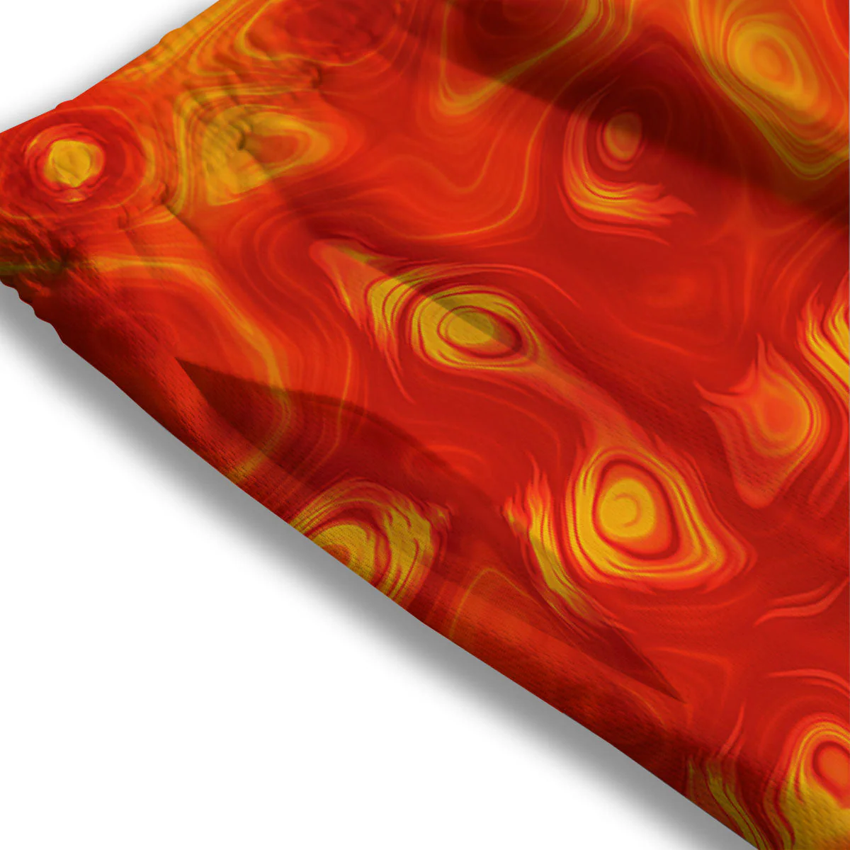 Flow Lava Print Mesh Shorts - Image 3