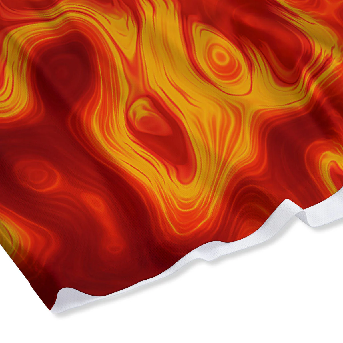 Flow Lava Print Mesh Shorts - Image 4