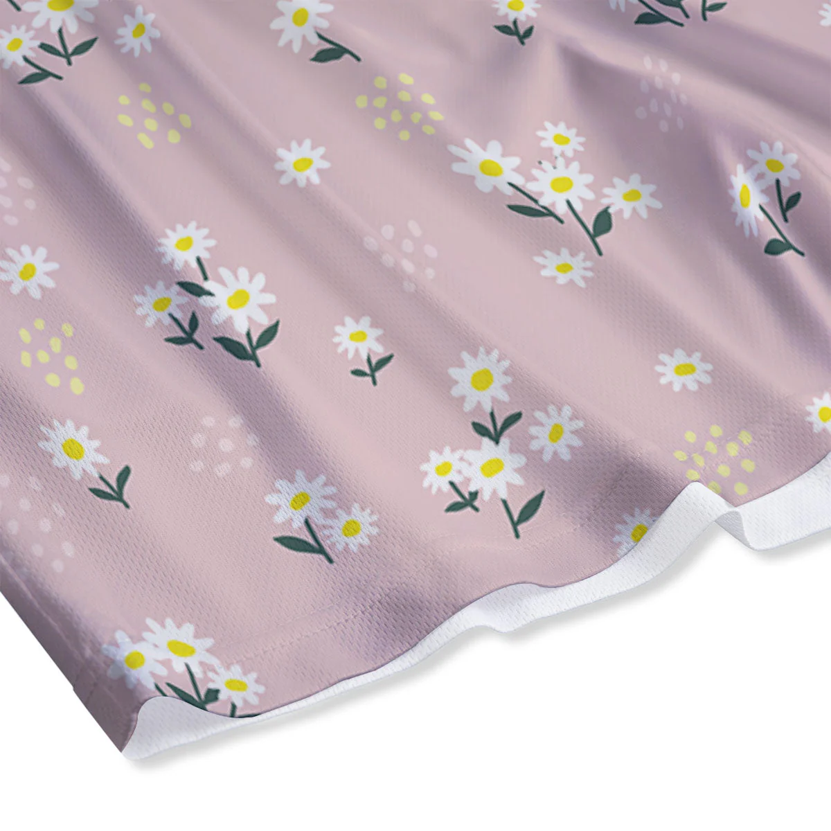 Flower Girly Spring Print Pattern Mesh Shorts - Image 4