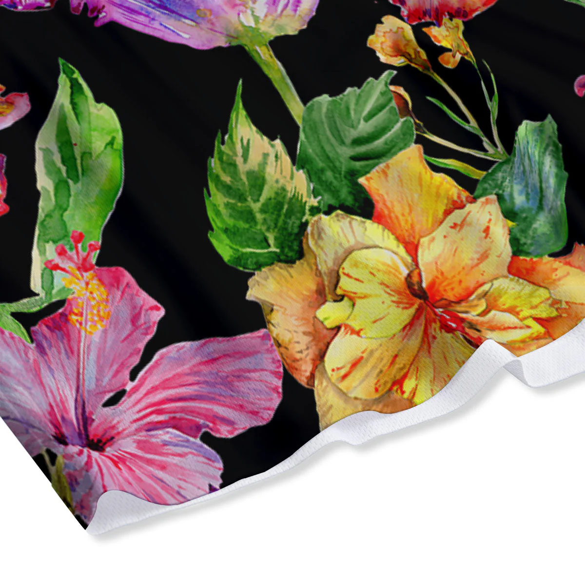 Flower Hawaiian Aloha Print Mesh Shorts - Image 4