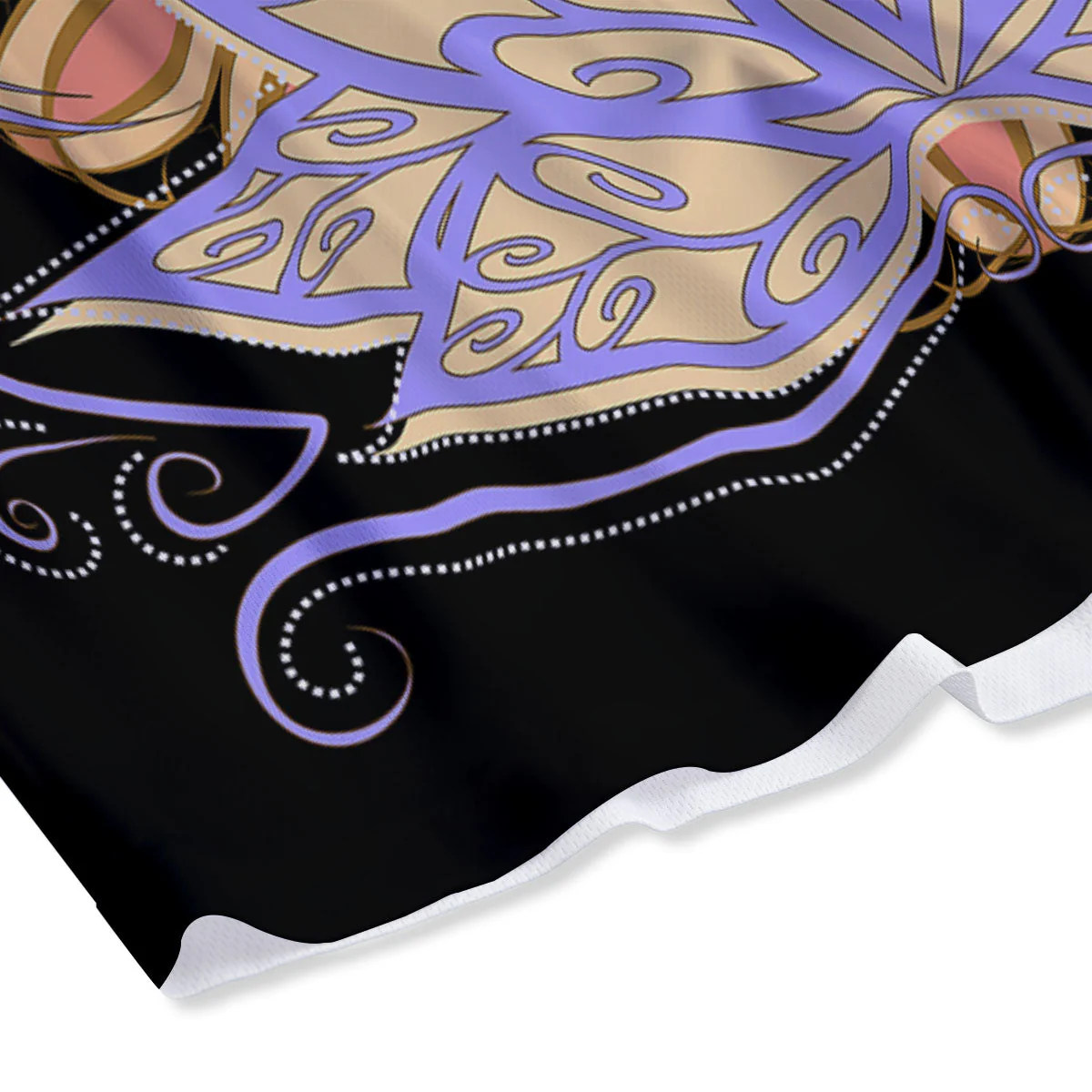Flower Reiki Chakra Print Mesh Shorts - Image 4