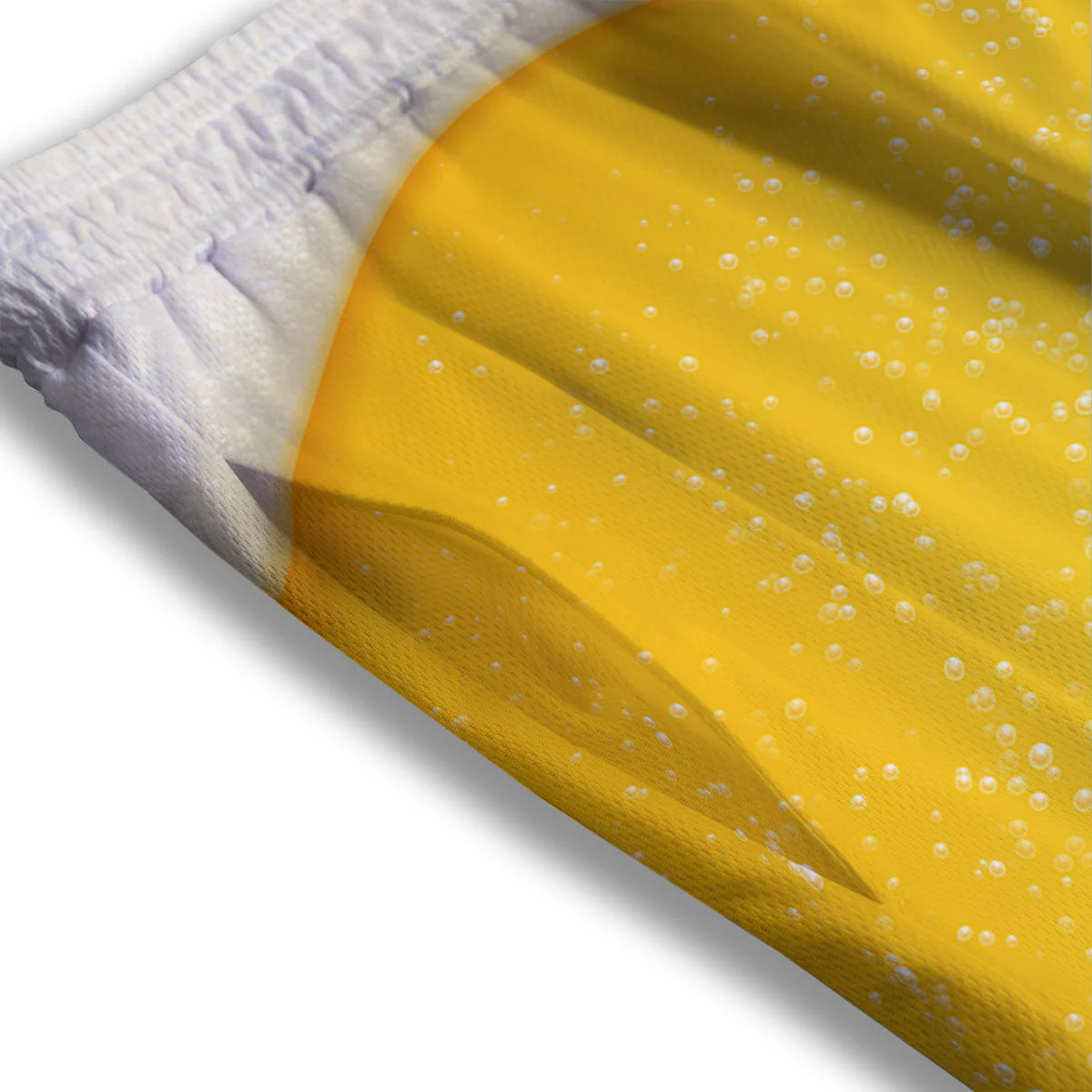 Foam And Beer Print Mesh Shorts - Image 3