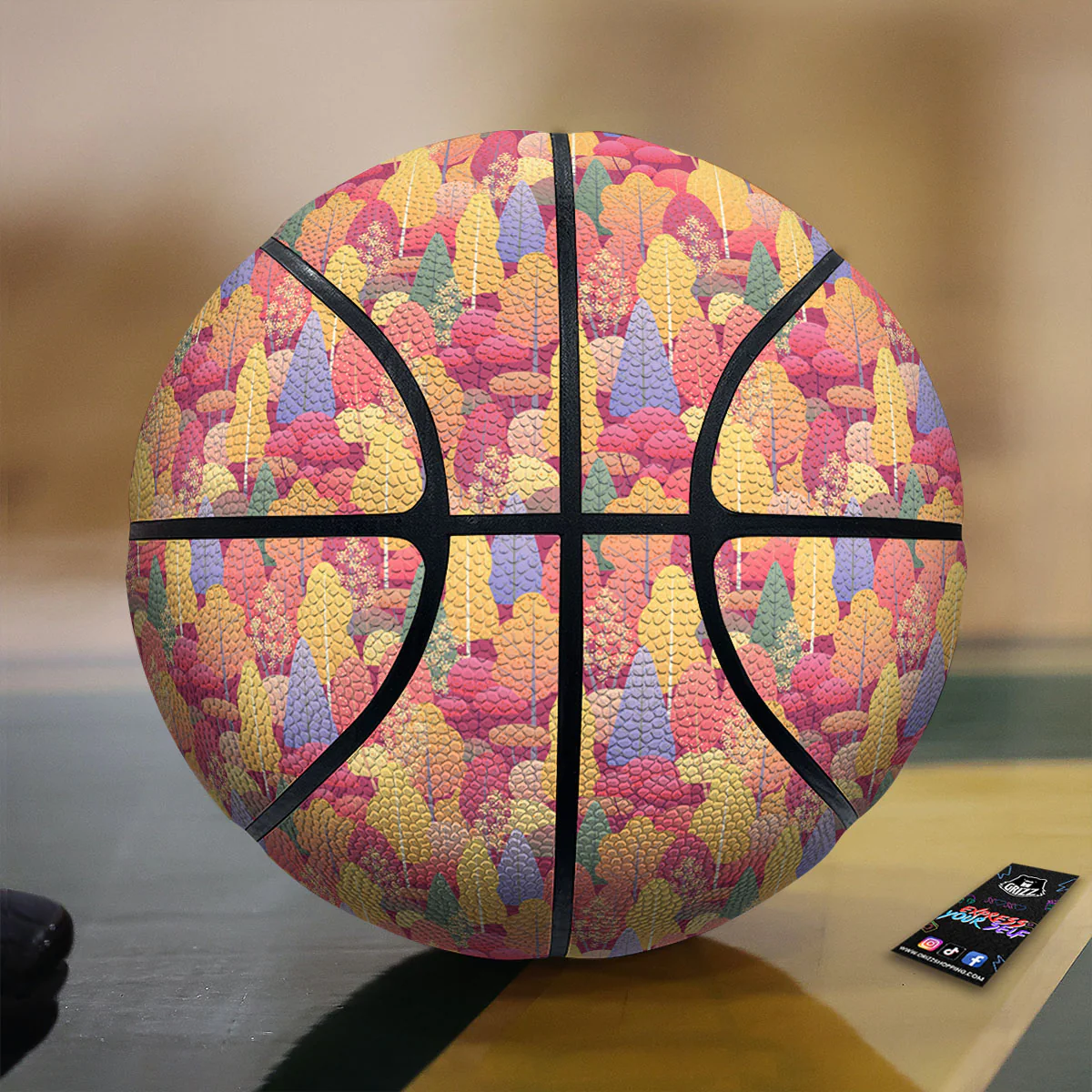 Forest Autumn Print Basketball