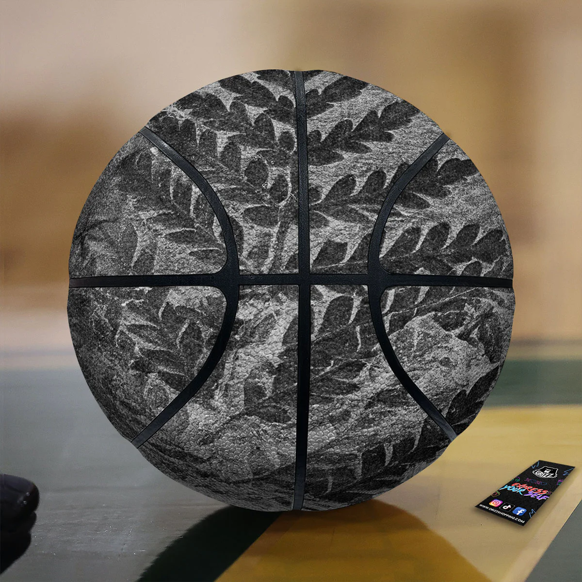 Fossil Fern Print Basketball