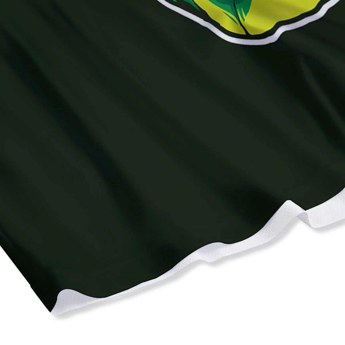 Frankenstein Cartoon Print Mesh Shorts - Image 4